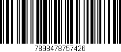 Código de barras (EAN, GTIN, SKU, ISBN): '7898478757426'