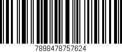 Código de barras (EAN, GTIN, SKU, ISBN): '7898478757624'