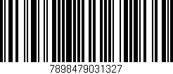 Código de barras (EAN, GTIN, SKU, ISBN): '7898479031327'
