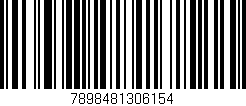 Código de barras (EAN, GTIN, SKU, ISBN): '7898481306154'