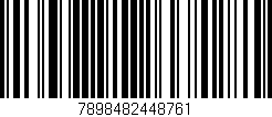 Código de barras (EAN, GTIN, SKU, ISBN): '7898482448761'