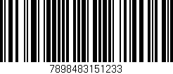 Código de barras (EAN, GTIN, SKU, ISBN): '7898483151233'