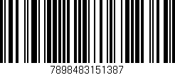 Código de barras (EAN, GTIN, SKU, ISBN): '7898483151387'