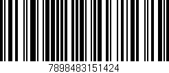 Código de barras (EAN, GTIN, SKU, ISBN): '7898483151424'