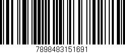 Código de barras (EAN, GTIN, SKU, ISBN): '7898483151691'