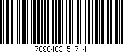 Código de barras (EAN, GTIN, SKU, ISBN): '7898483151714'