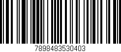 Código de barras (EAN, GTIN, SKU, ISBN): '7898483530403'