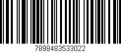 Código de barras (EAN, GTIN, SKU, ISBN): '7898483533022'