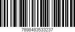Código de barras (EAN, GTIN, SKU, ISBN): '7898483533237'