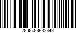 Código de barras (EAN, GTIN, SKU, ISBN): '7898483533848'