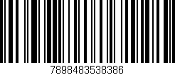Código de barras (EAN, GTIN, SKU, ISBN): '7898483538386'
