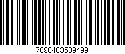 Código de barras (EAN, GTIN, SKU, ISBN): '7898483539499'