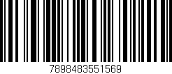 Código de barras (EAN, GTIN, SKU, ISBN): '7898483551569'