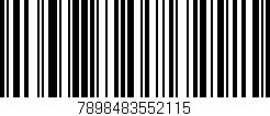 Código de barras (EAN, GTIN, SKU, ISBN): '7898483552115'