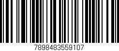 Código de barras (EAN, GTIN, SKU, ISBN): '7898483559107'