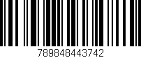 Código de barras (EAN, GTIN, SKU, ISBN): '789848443742'