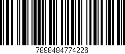 Código de barras (EAN, GTIN, SKU, ISBN): '7898484774226'