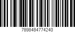 Código de barras (EAN, GTIN, SKU, ISBN): '7898484774240'
