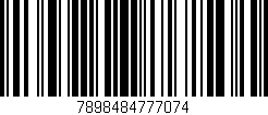 Código de barras (EAN, GTIN, SKU, ISBN): '7898484777074'