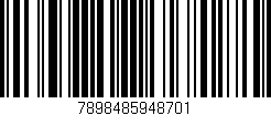 Código de barras (EAN, GTIN, SKU, ISBN): '7898485948701'