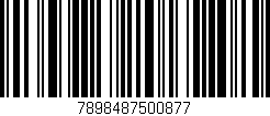 Código de barras (EAN, GTIN, SKU, ISBN): '7898487500877'