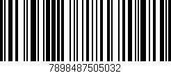 Código de barras (EAN, GTIN, SKU, ISBN): '7898487505032'
