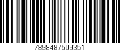 Código de barras (EAN, GTIN, SKU, ISBN): '7898487509351'