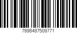 Código de barras (EAN, GTIN, SKU, ISBN): '7898487509771'