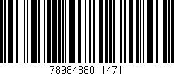 Código de barras (EAN, GTIN, SKU, ISBN): '7898488011471'