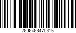 Código de barras (EAN, GTIN, SKU, ISBN): '7898488470315'