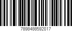 Código de barras (EAN, GTIN, SKU, ISBN): '7898488592017'