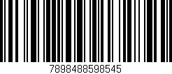 Código de barras (EAN, GTIN, SKU, ISBN): '7898488598545'