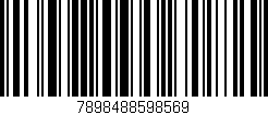 Código de barras (EAN, GTIN, SKU, ISBN): '7898488598569'