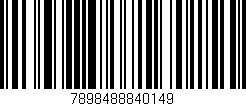 Código de barras (EAN, GTIN, SKU, ISBN): '7898488840149'