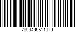 Código de barras (EAN, GTIN, SKU, ISBN): '7898489511079'