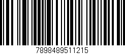 Código de barras (EAN, GTIN, SKU, ISBN): '7898489511215'