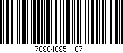 Código de barras (EAN, GTIN, SKU, ISBN): '7898489511871'