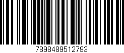Código de barras (EAN, GTIN, SKU, ISBN): '7898489512793'