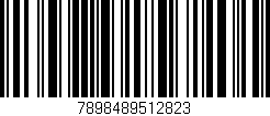 Código de barras (EAN, GTIN, SKU, ISBN): '7898489512823'