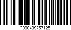 Código de barras (EAN, GTIN, SKU, ISBN): '7898489757125'