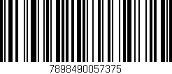 Código de barras (EAN, GTIN, SKU, ISBN): '7898490057375'