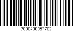 Código de barras (EAN, GTIN, SKU, ISBN): '7898490057702'