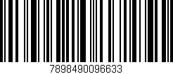 Código de barras (EAN, GTIN, SKU, ISBN): '7898490096633'
