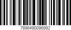 Código de barras (EAN, GTIN, SKU, ISBN): '7898490096992'