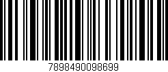 Código de barras (EAN, GTIN, SKU, ISBN): '7898490098699'