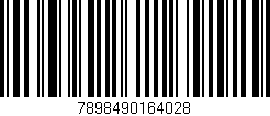 Código de barras (EAN, GTIN, SKU, ISBN): '7898490164028'
