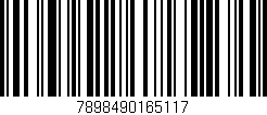 Código de barras (EAN, GTIN, SKU, ISBN): '7898490165117'