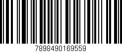 Código de barras (EAN, GTIN, SKU, ISBN): '7898490169559'