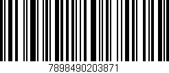 Código de barras (EAN, GTIN, SKU, ISBN): '7898490203871'
