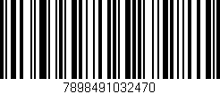 Código de barras (EAN, GTIN, SKU, ISBN): '7898491032470'